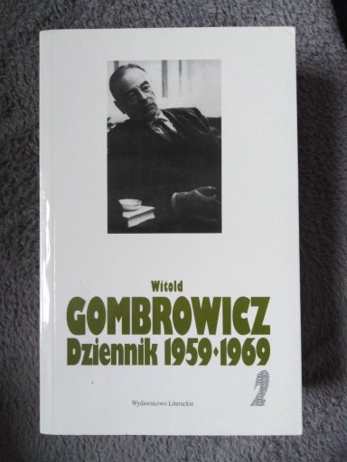 Zdjęcie oferty: Witold Gombrowicz Dziennik 1959-1969 TOM 2.