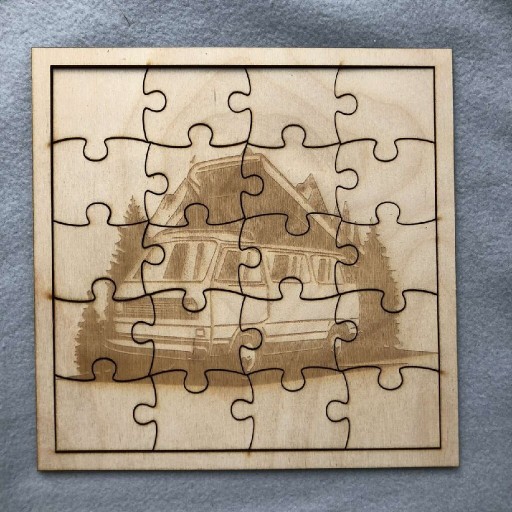 Zdjęcie oferty: Drewniane puzzle 