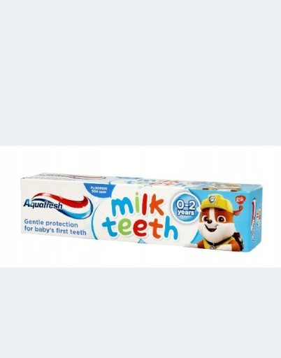 Zdjęcie oferty: Pasta do zębów aquafresh Milk teeth 0-2