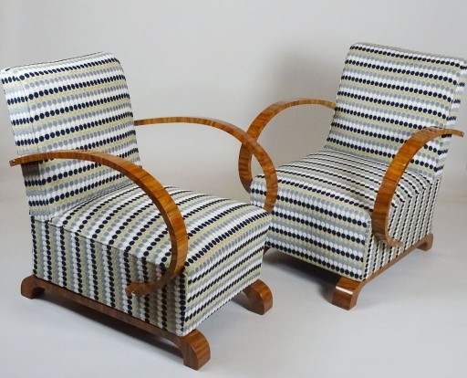 Zdjęcie oferty: Bujane fotele w stylu Art deco z lat 30stych,