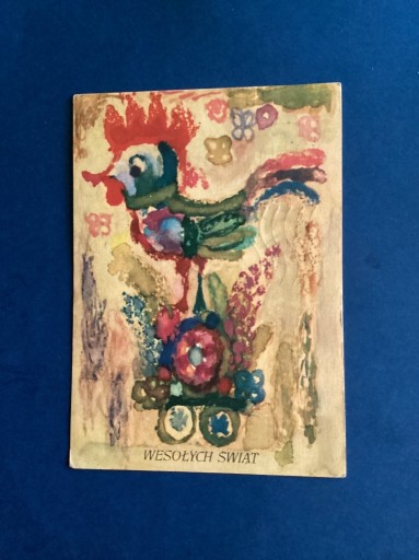 Zdjęcie oferty: 2692. WIESŁAWA GROSSET - POCZTÓWKA - „WIELKANOC” - 1967 rok