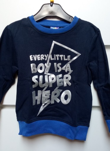 Zdjęcie oferty: Lupilu bluza napis super hero 98 104 jak nowa