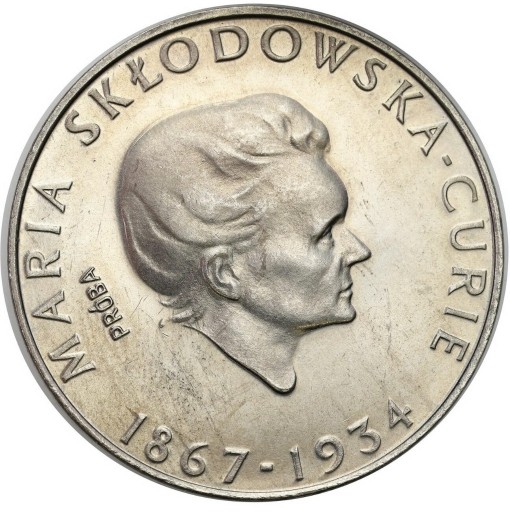 Zdjęcie oferty: PRÓBA Nikiel 100 złotych Maria Skłodowska-Curie