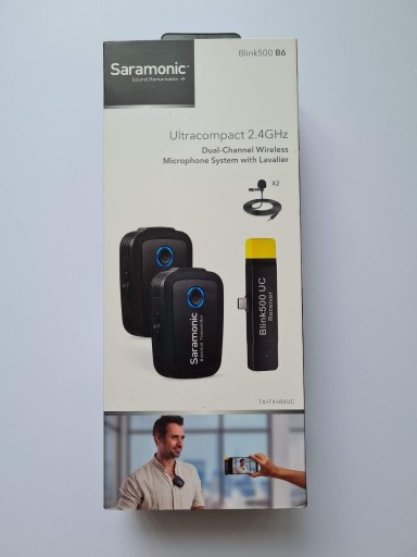 Zdjęcie oferty: Mikrofon bezprzewodowy Saramonic Blink500 B6 USB-C