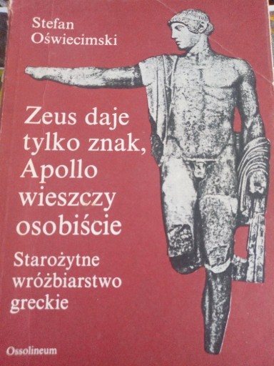 Zdjęcie oferty: Starożytne wróżbiarstwo greckie 
