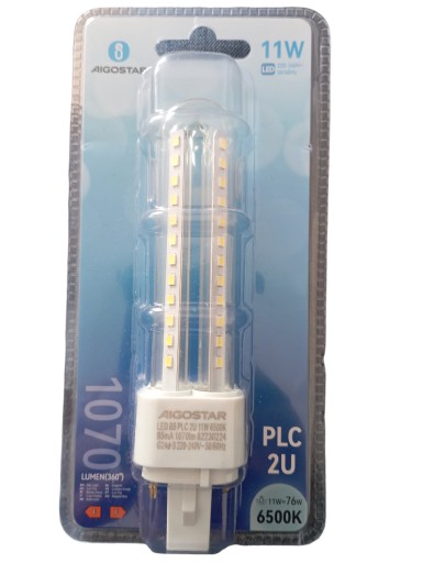 Zdjęcie oferty: Żarówka LED Aigostar PLC 2U 11w 6500k 1070lm zimna