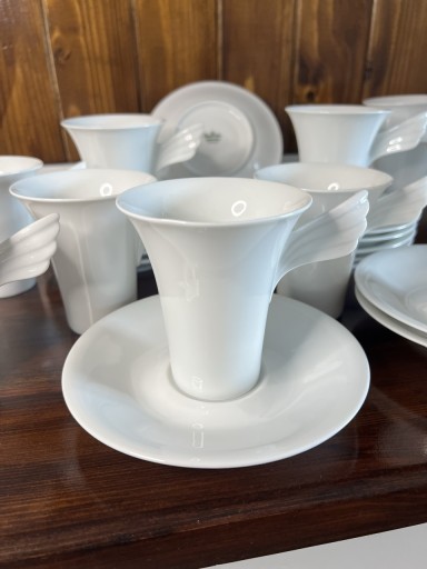 Zdjęcie oferty: Rosenthal Mythos Paul Wunderlich Filiżanka Ze Spodkiem 150ml Skrzydło