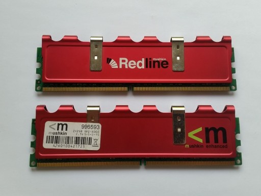 Zdjęcie oferty: Mushkin Redline 2x2GB DDR2 1000MHz PC2-8000 CL5