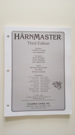Zdjęcie oferty: HarnMaster 3. Edycja - Harn RPG Podręcznik główny
