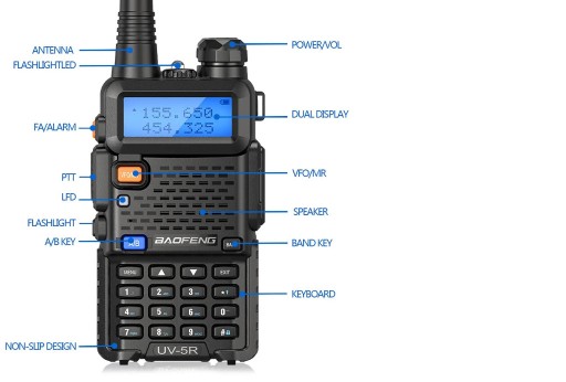 Zdjęcie oferty: Baofeng UV-5R 5W VHF UHF FM radio + kabel do progr