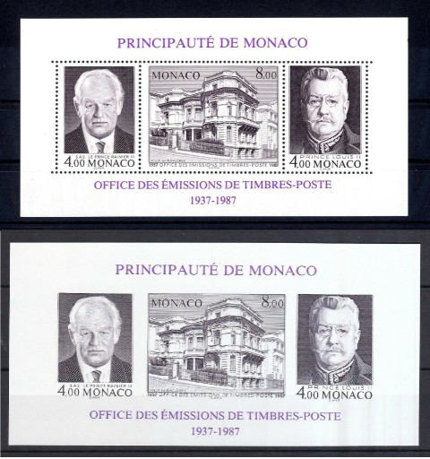 Zdjęcie oferty: Monako 1986 - 50 lat biura wyd. znaczków, Słania