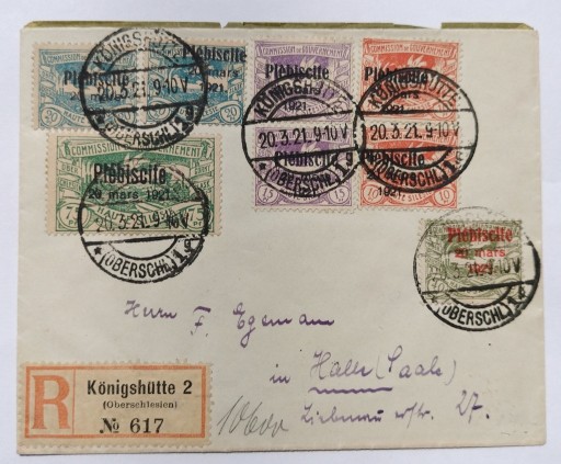 Zdjęcie oferty: 20 marca 1921 Plebiscyt Górny Śląsk / Konigshutte