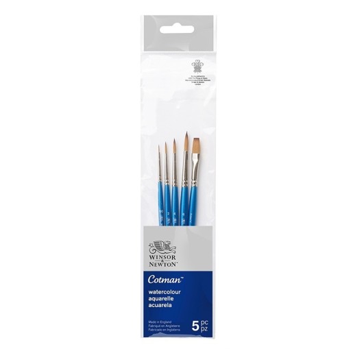 Zdjęcie oferty: Pędzle akwarelowe Cotman Winsor & Newton 5szt