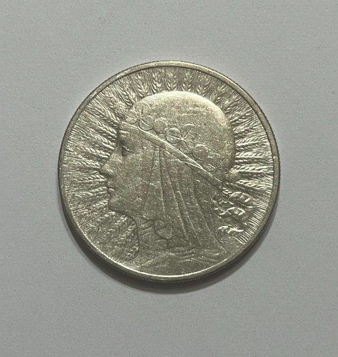 Zdjęcie oferty: Moneta 10 zł 1932 rok b.z. GŁOWA KOBIETY Ag 750