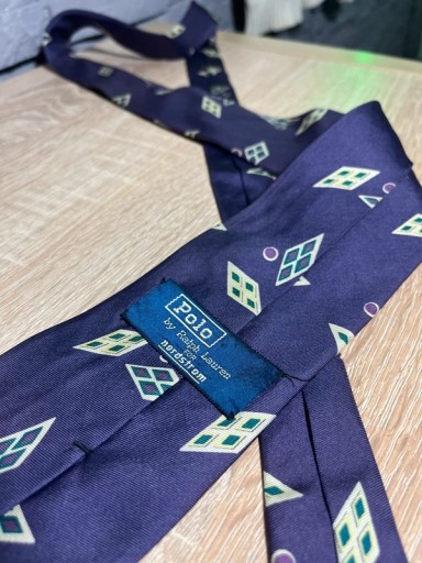 Zdjęcie oferty: Krawat Polo Ralph Lauren Hand Made / 100% Jedwab 