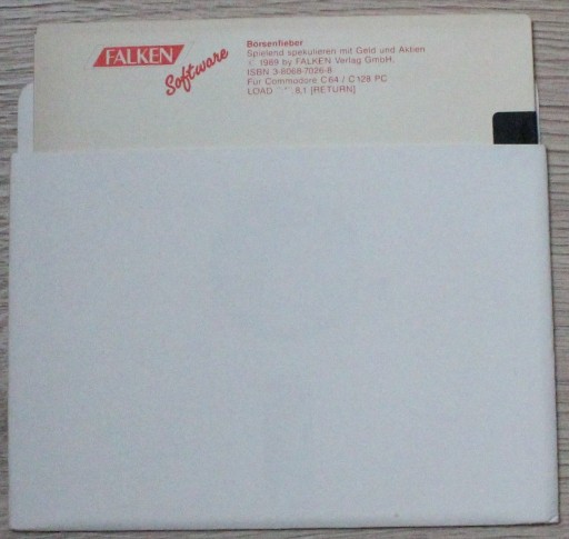 Zdjęcie oferty: Börsenfieber Commodore C64 gra dyskietka 5,25"