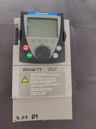 Zdjęcie oferty: Falownik trójfazowy 1.5kW ATV71H075N4 Schneider Electric Telemecanique