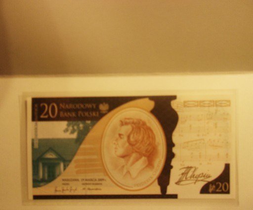 Zdjęcie oferty: 20 zł Fryderyk Chopin - banknot