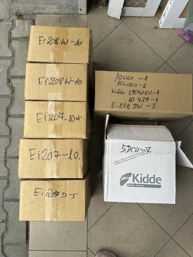 Zdjęcie oferty: czujniki czadu wielopak hurt Kidde tlenku węgla 60 sztuk