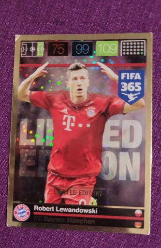 Zdjęcie oferty: Robert Lewandowski limited edition fifa 365