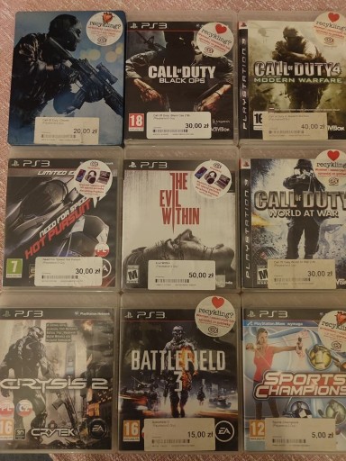 Zdjęcie oferty: 12 gier na PS3 Need for Speed GTA Dead Space