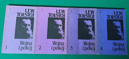 Zdjęcie oferty: Lew Tołstoj - Wojna i Pokój 4 tomy