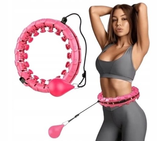 Zdjęcie oferty: LICYTACJA! Hula Hop z obciążnikami - Nowe