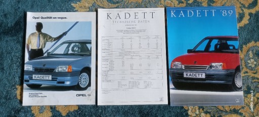 Zdjęcie oferty: Prospekt katalog album ulotka Opel Kadett '89