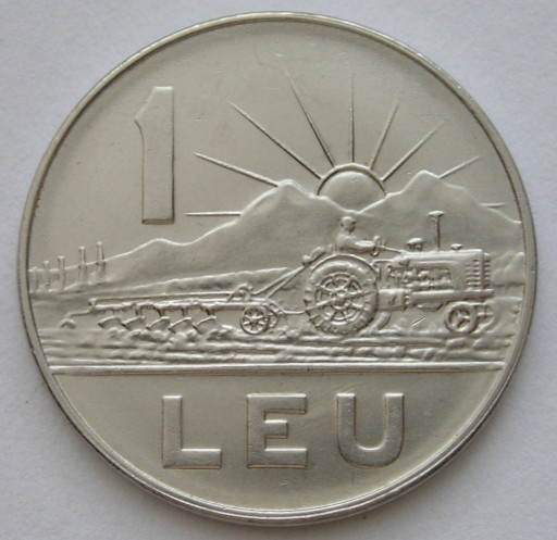 Zdjęcie oferty: Rumunia 1 leu 1966 - stan menniczy -