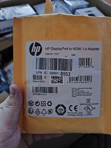 Zdjęcie oferty: Przejściówka HP Display port HDMI 1.4 Adapter
