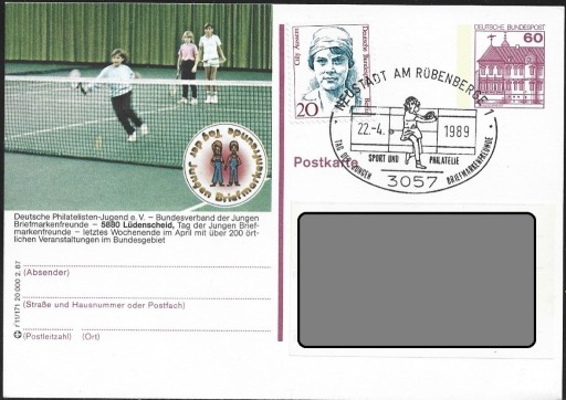 Zdjęcie oferty: Niemcy Tenis Dzień Młodzieży 1988