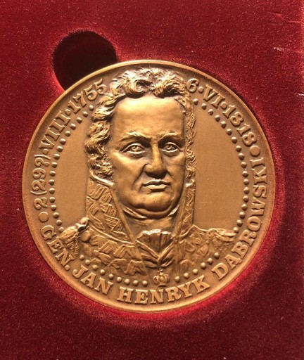 Zdjęcie oferty: Medal gen. Jan Henryk Dąbrowski - 1993r - TWO