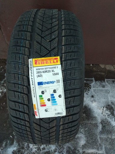 Zdjęcie oferty: Nowa Opona Pirelli 265/40r20 XL Winter Sottozero 3