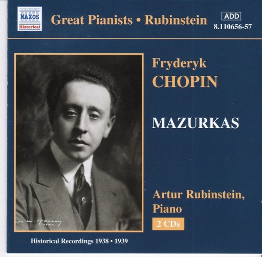 Zdjęcie oferty: Chopin / Mazurkas / Rubinstein rec.1938-39  2CD