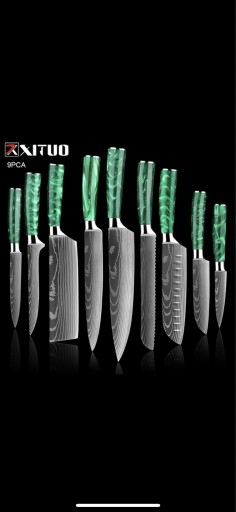 Zdjęcie oferty: XITUO 1-10 sztuk noże kuchenne zestawy Pro Chef 