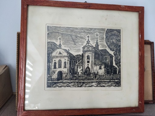 Zdjęcie oferty: Kazimierz Szwainowski. Kościół w Mordach