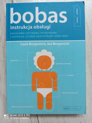 Zdjęcie oferty: Bobas instrukcja obsługi Borgenicht wiek 0-12 m. 
