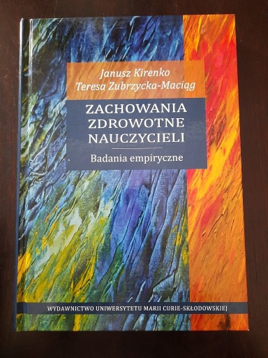 Zdjęcie oferty: Zachowania zdrowotne nauczycieli 