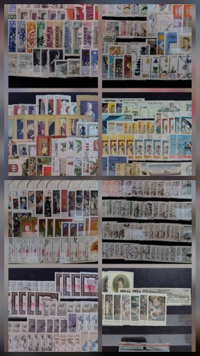 Zdjęcie oferty: Znaczki PL z roczników 1961-1970, około 600 znaczków,kasowane,+lużne 29gram