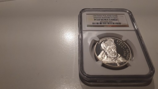 Zdjęcie oferty: 10 zł 1997 Stefan Batory NGC PF 69 Ultra Cameo,