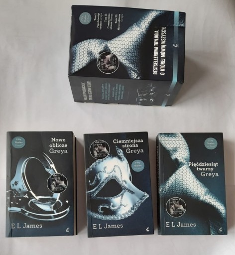 Zdjęcie oferty: 50 twarzy Greya - trylogia  E L James