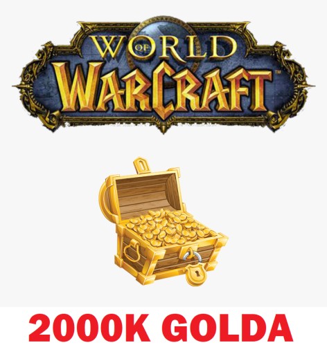 Zdjęcie oferty: WOW WORLD OF WARCRAFT 2000K GOLDA SILVERMOON A/H