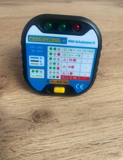 Zdjęcie oferty: Tester gniazd Pancontrol + test FI 30mA