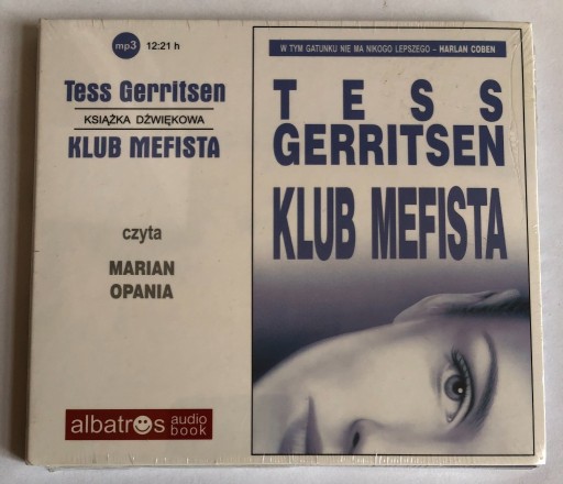 Zdjęcie oferty: Tess Gerritsen KLUB MEFISTA audiobook CD