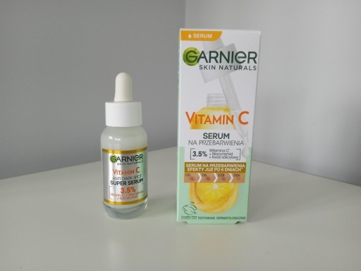 Zdjęcie oferty: Garnier rozświetlające serum z witaminą C