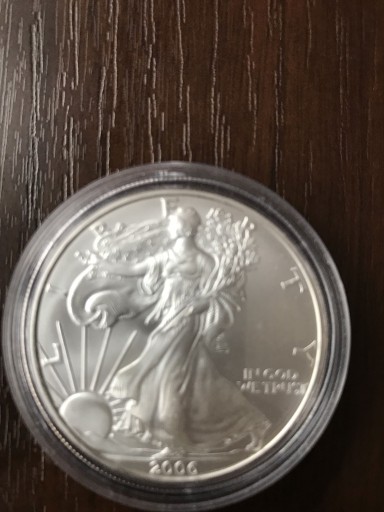 Zdjęcie oferty: LIBERTY EAGLE  - ONE DOLLAR -  2006 R. 1 UNCJA SREBRA - MENNICZA