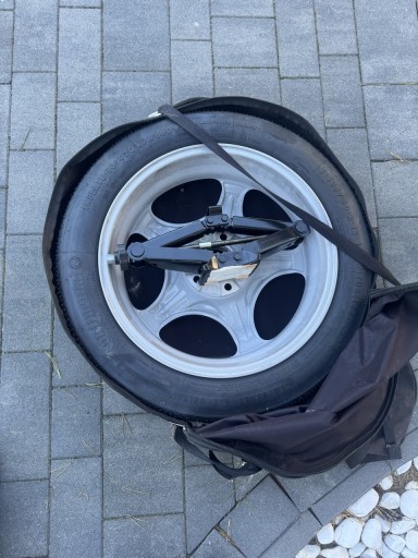 Zdjęcie oferty: Oryginalne koło dojazdowe BMW + lewarek + pokrowiec