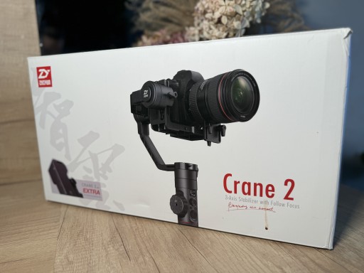 Zdjęcie oferty: Stabilizator gimbal ręczny Zhiyun Crane 2 akcesori