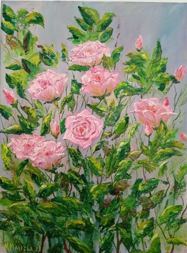 Zdjęcie oferty: Obraz olejny "Róże"