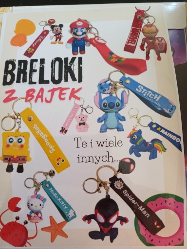 Zdjęcie oferty: Breloki w kulkach, zasyp do automatów